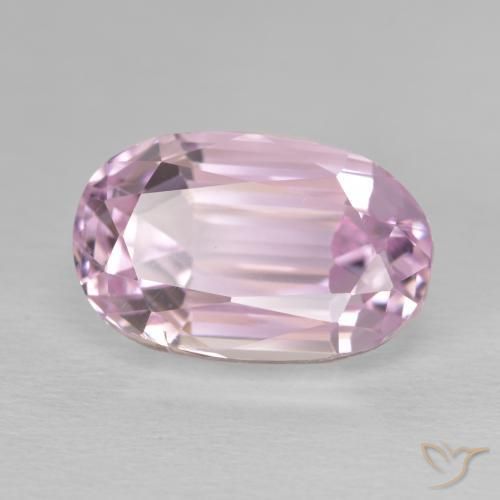 Kunzite Rose bubblegum naturelle ovale, 9.10 ct, VVS-VS