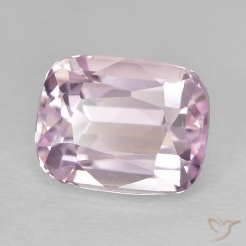 Kunzite Rose cerise léger naturelle Coussin, 8.27 ct, VVS-VS