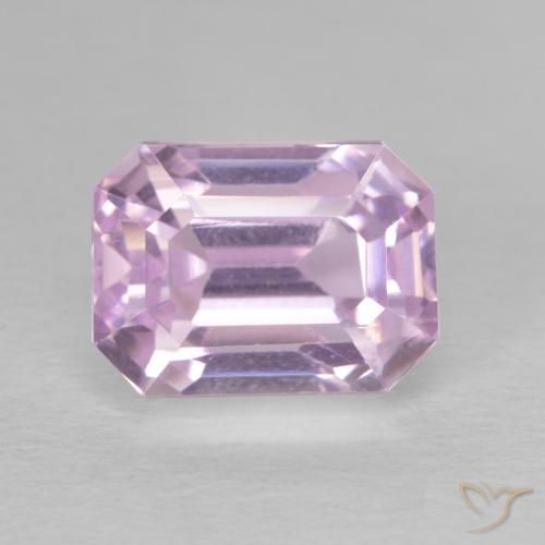 5.87ct Naturel Ton rose cerise Kunzite, Taille émeraude, VVS-VS
