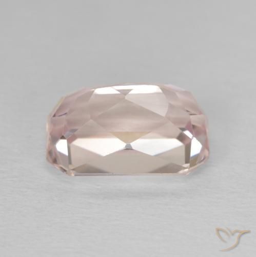 Kunzite Medium Light-Pink naturelle Octogone / coupe Émeraude, 5.15 ct, VVS-VS