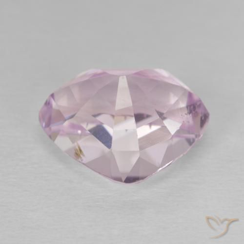 Kunzite Rose Pourpre naturelle En forme de poire, 8.37 ct, VVS-VS