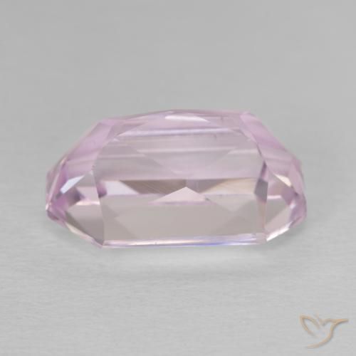 Kunzite Medium Light-Pink naturelle Octogone / coupe Émeraude, 8.81 ct, VVS-VS