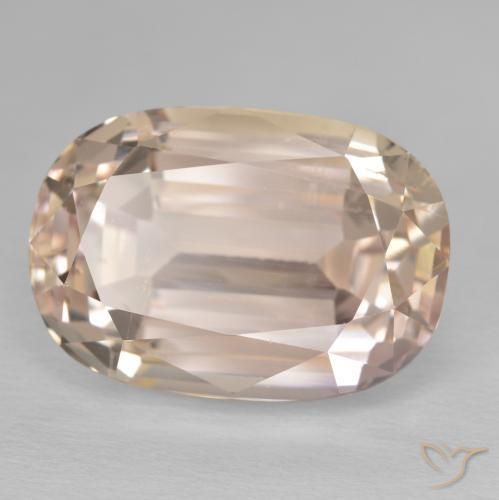 Kunzite Rose moyen naturelle ovale, 27.85 ct, VVS-VS