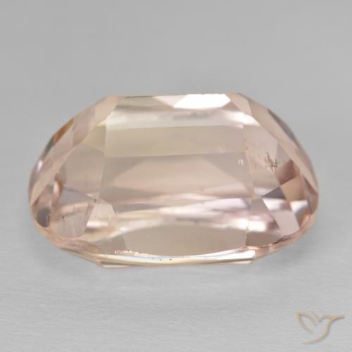 Kunzite Rose moyen naturelle ovale, 27.85 ct, VVS-VS