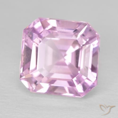 Kunzite Rose clair naturelle Octogone / coupe Émeraude, 8.13 ct, VS