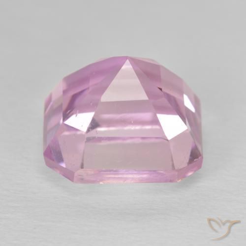 Kunzite Rose clair naturelle Octogone / coupe Émeraude, 8.13 ct, VS
