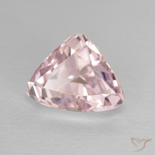 Kunzite Rose moyen naturelle Trillion, 4.60 ct, VS