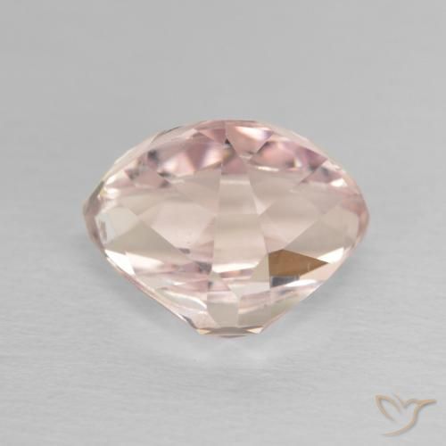 Kunzite Rose moyen naturelle Trillion, 4.60 ct, VS