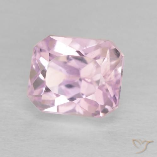 Kunzite Rose clair naturelle Octogone / coupe Émeraude, 1.71 ct, VS