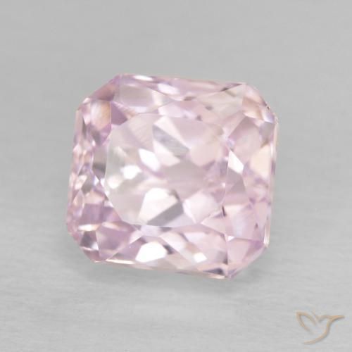 Kunzite Rose clair naturelle Octogone / coupe Émeraude, 2.48 ct, VS