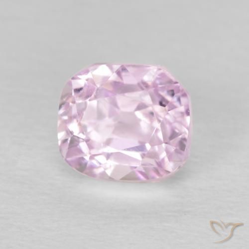 Kunzite Rose cerise léger naturelle Taille émeraude, 1.45 ct, VS
