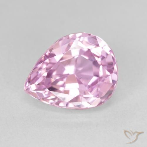 5.15ct Naturel Rose cerise Kunzite, En forme de poire, VS