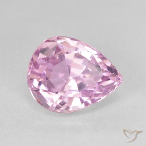 Kunzite Rose cerise naturelle En forme de poire, 5.15 ct, VS