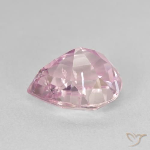 Kunzite Rose cerise naturelle En forme de poire, 5.15 ct, VS