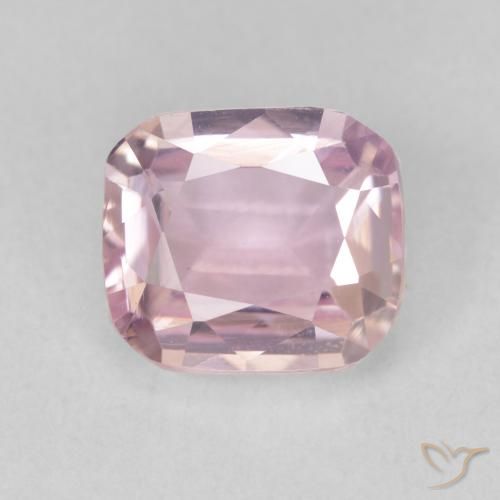 2.91ct Naturel Rose clair Kunzite, Coussin, VS