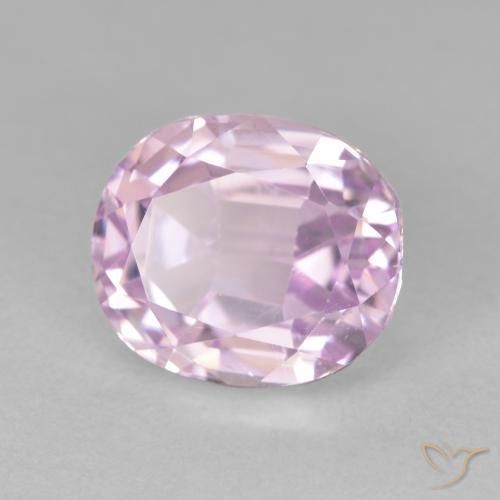 Kunzite Rose clair naturelle ovale, 6.11 ct, VS