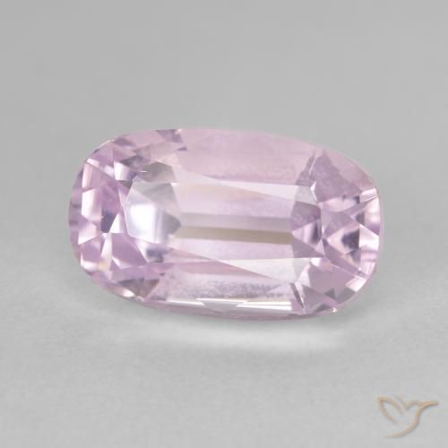 Kunzite Rose bubblegum naturelle ovale, 7.29 ct, VS