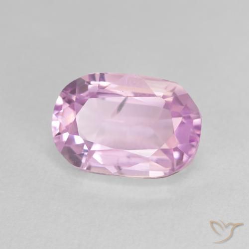 Kunzite Rose moyen naturelle ovale, 4.10 ct, VS