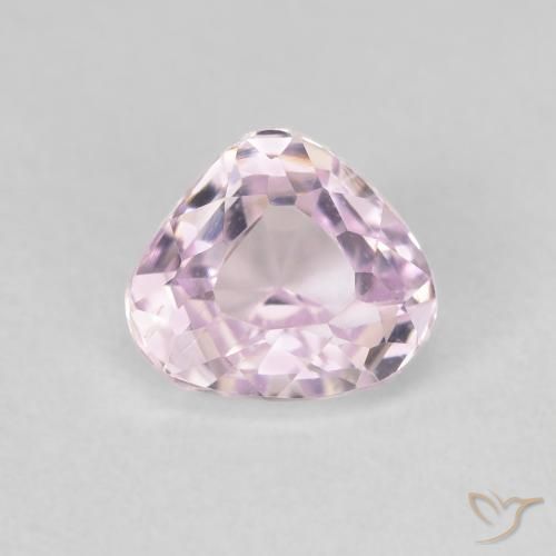 1.76ct Naturel Rose léger Kunzite, En forme de poire, VVS