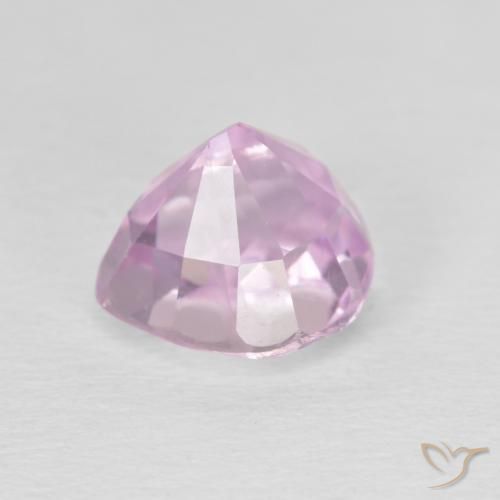 Kunzite Rose très clair naturelle En forme de poire, 3.38 ct, VS