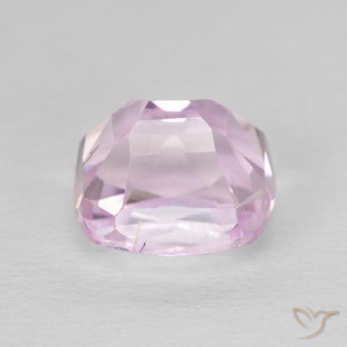 Kunzite Rose moyen naturelle Coussin, 4.56 ct, VS