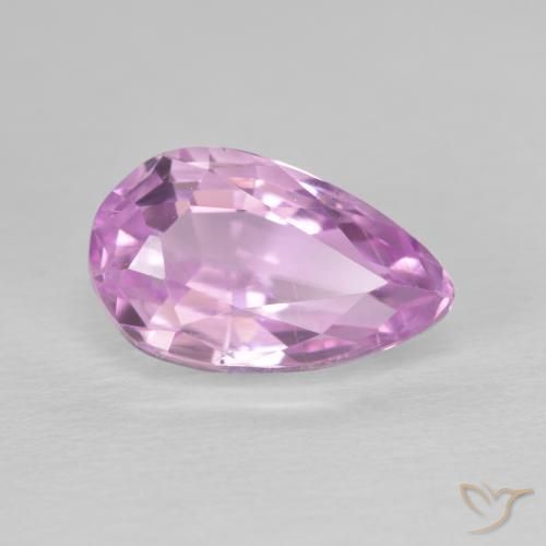 Kunzite Ton rose cerise naturelle En forme de poire, 4.50 ct, VS