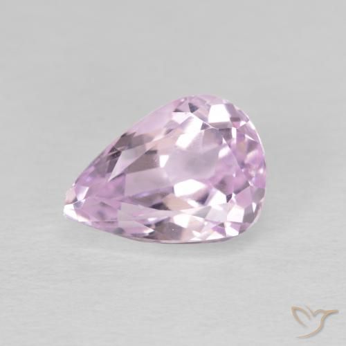 2.96ct Naturel Rose Pourpre Kunzite, En forme de poire, VS