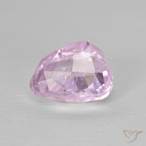 Kunzite Rose moyen naturelle En forme de poire, 3.21 ct, VS