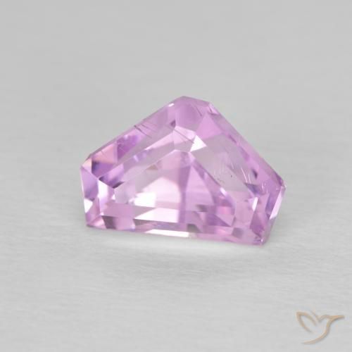 Kunzite Rose pourpre royal très clair naturelle Fantaisie, 2.74 ct, VS