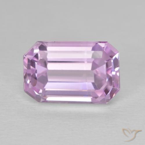 8.33ct Naturel Rose pourpre royal Kunzite, Taille émeraude, VS
