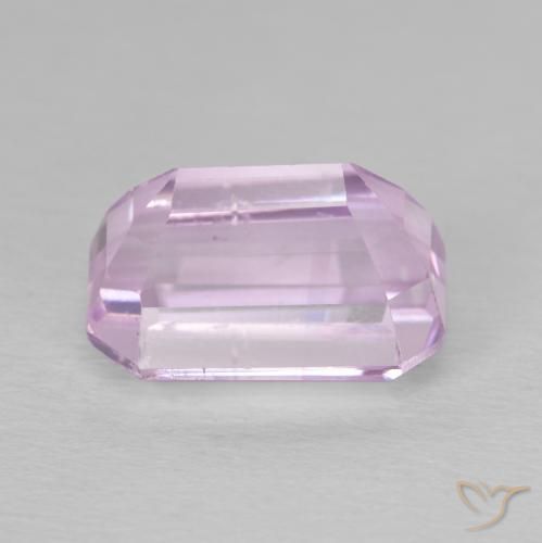 Kunzite Rose pourpre royal naturelle Octogone / coupe Émeraude, 8.33 ct, VS