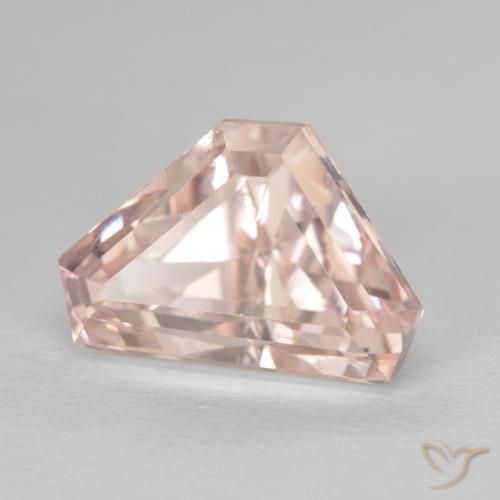Kunzite Rose très clair naturelle Fantaisie, 10.02 ct, VS
