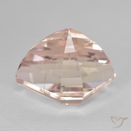 Kunzite Rose très clair naturelle Fantaisie, 10.02 ct, VS