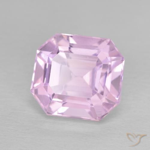 Kunzite Rose moyen naturelle Octogone / coupe Émeraude, 6.53 ct, VS
