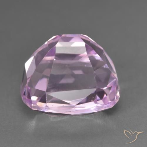 Kunzite Rose Pourpre naturelle Coussin, 13.31 ct, VVS-VS