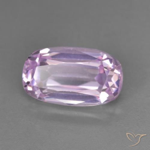 Kunzite Rose pourpre royal naturelle Coussin, 4.83 ct, VS