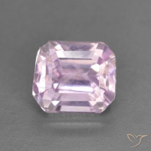 1.63ct Naturel Medium Light-Pink Kunzite, Taille émeraude, VVS-VS