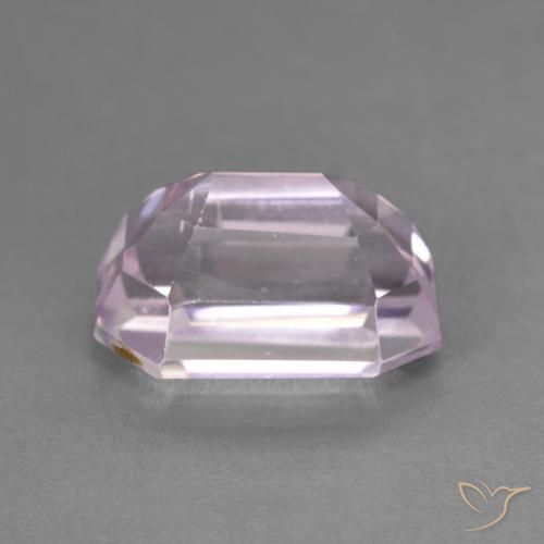 Kunzite Rose Pourpre naturelle Octogone / coupe Émeraude, 4.66 ct, VS