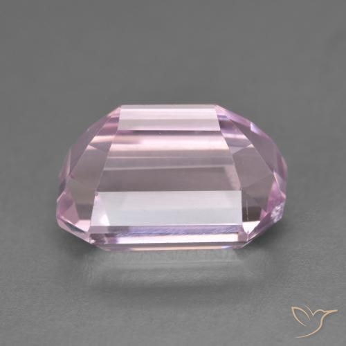 Kunzite Rose pourpre royal naturelle Octogone / coupe Émeraude, 7.43 ct, VVS-VS