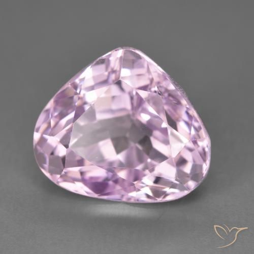 Kunzite Ton rose cerise naturelle En forme de poire, 9.37 ct, VVS-VS