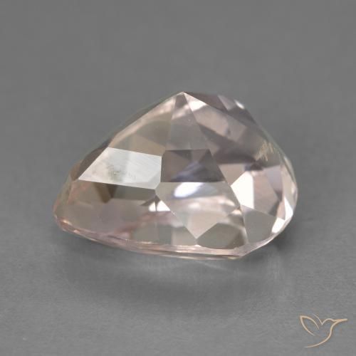 Kunzite Flamant rose naturelle En forme de poire, 8.23 ct, VVS-VS