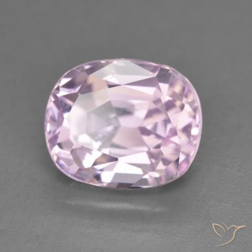 Kunzite Rose moyen naturelle Coussin, 5.43 ct, VVS-VS