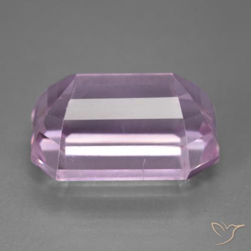 Kunzite Rose très clair naturelle Octogone / coupe Émeraude, 21.73 ct, VVS-VS