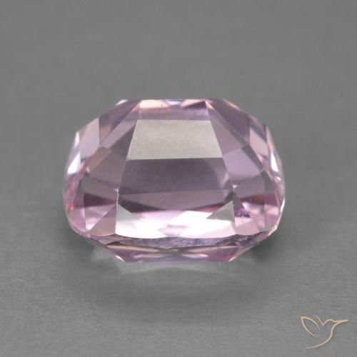 Kunzite Ton rose cerise naturelle Coussin, 5.03 ct, VVS