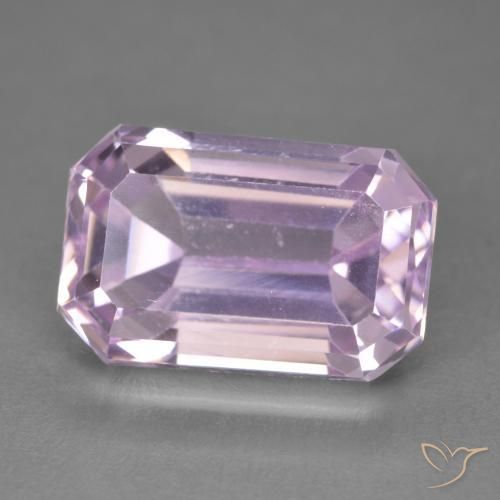 Kunzite Rose cerise naturelle Octogone / coupe Émeraude, 10.68 ct, VVS