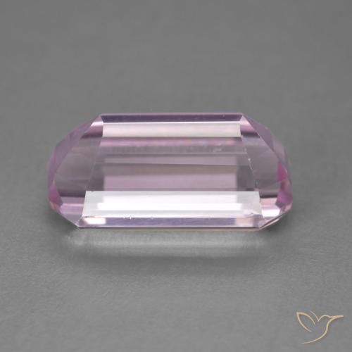 Kunzite Rose moyen naturelle Octogone / coupe Émeraude, 6.19 ct, VVS