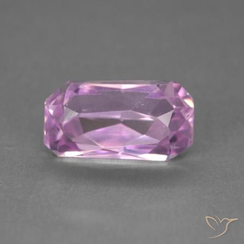 2.49ct Naturel Rose Pourpre Kunzite, Taille émeraude, VVS