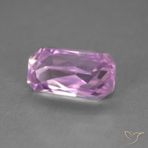 Kunzite Rose Pourpre naturelle Octogone / coupe Émeraude, 2.49 ct, VVS