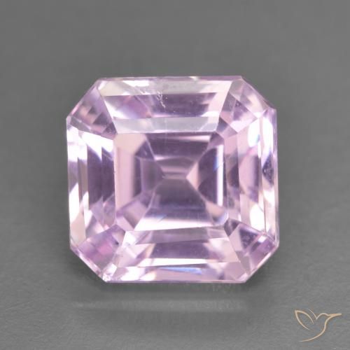 5.92ct Naturel Ton rose cerise Kunzite, Taille émeraude, VS