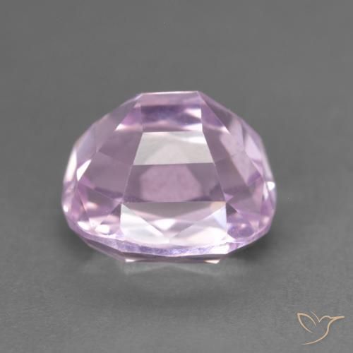 Kunzite Rose moyen naturelle Coussin, 4.16 ct, VVS